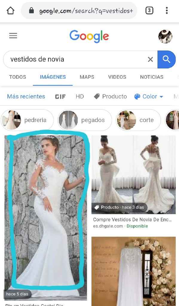[JUEGO] Si Googleas "Vestido de novia"... - 1