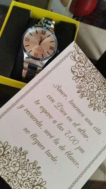 Speach para entrega del reloj del novio - 1