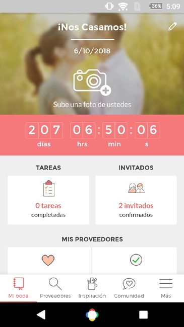 ¿Cuánto falta para que se casen? - 1