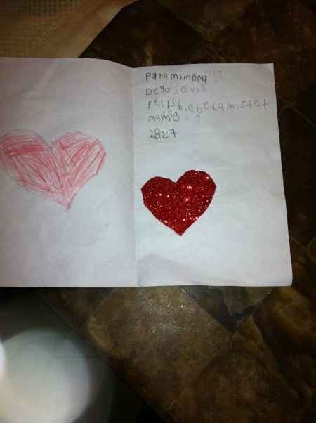 Carta de San Valentin