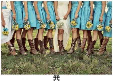 novias con botas