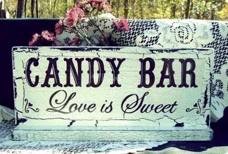 Letrero Candy Bar