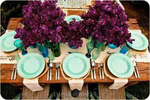 Bodas de glamour para este verano con combinaciones color aqua!!! - 13