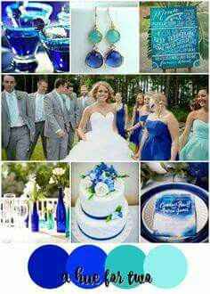 Bodas de glamour para este verano con combinaciones color aqua!!! - 15