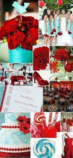Bodas de glamour para este verano con combinaciones color aqua!!! - 16