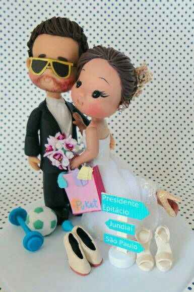 Divertidas figuras para tu pastel de bodas 🍰 - 23