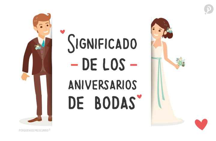 Generosidad diario neumático El significado de los aniversarios de boda por año - Foro Bodas.com.mx -  bodas.com.mx