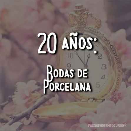 Porcelana, han cuidado su matrimonio de manera perfecta, felicidades. Comúnmente se suelen regalar c