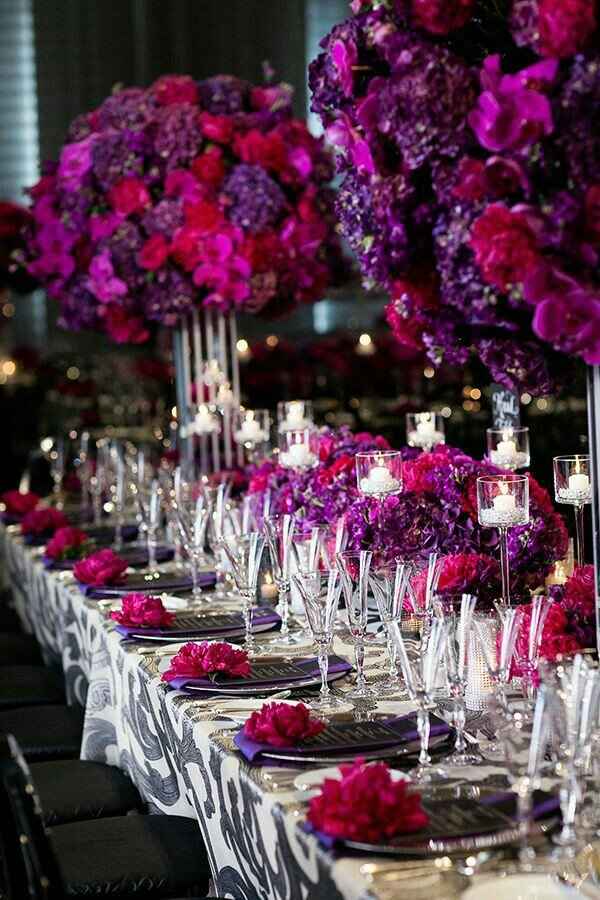 Combinaciones de colores en "morado" y "rosa" - 40