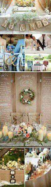 Decoración para mesa de novios - 21