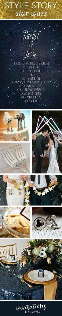 Ideas para una boda de star wars que la fuerza los acompañe - 28