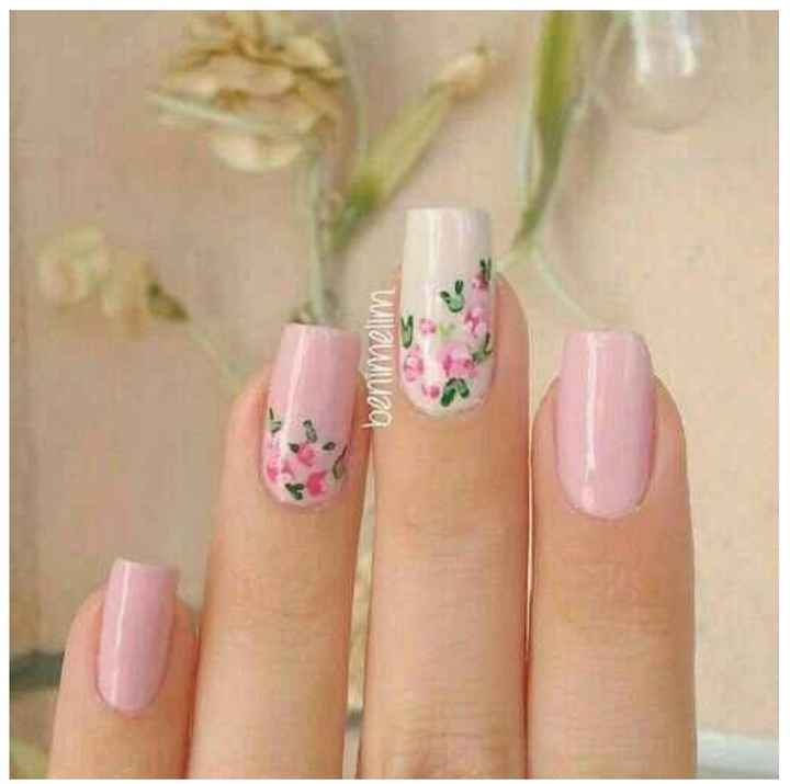  Uñas con flores - 1