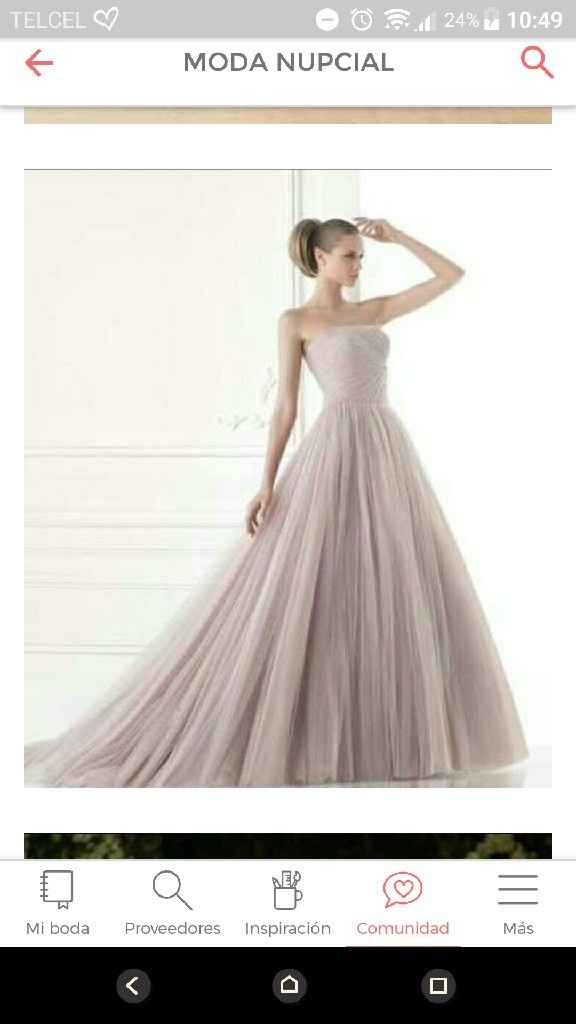  Vestidos de novia en color pastel - 2