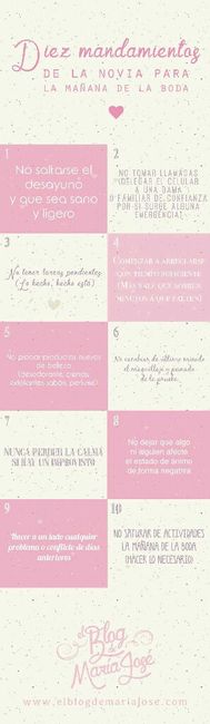 10 mandamientos incebrantables la mañana de nuestra boda - 1
