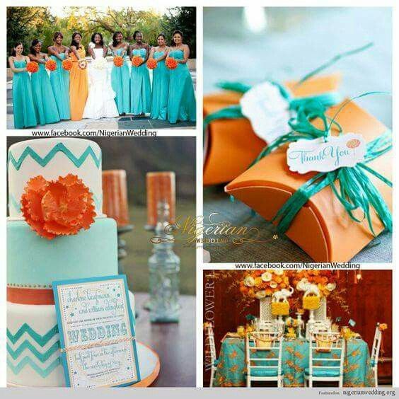 Bodas de glamour para este verano con combinaciones color aqua!!! - 24