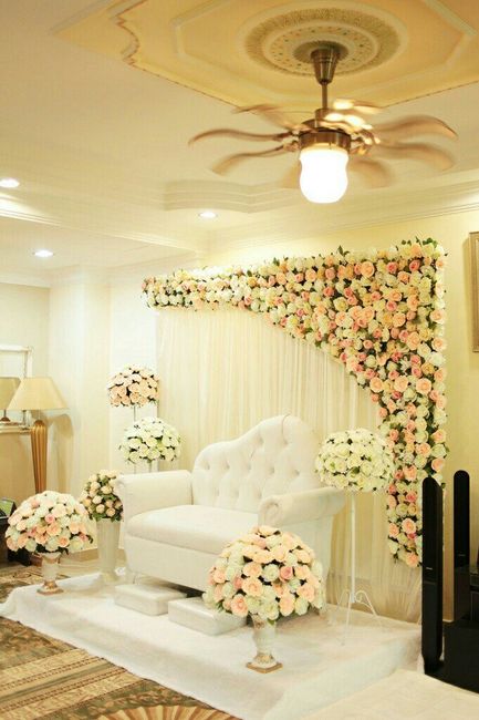 Decoración para mesa de novios - 2