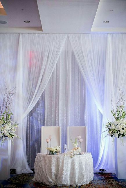 Decoración para mesa de novios - 8