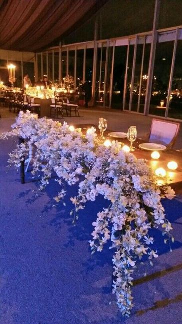 Decoración para mesa de novios - 11