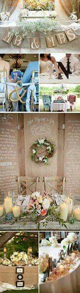 Decoración para mesa de novios - 21