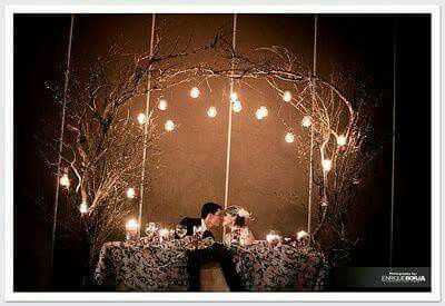 Decoración para mesa de novios - 31