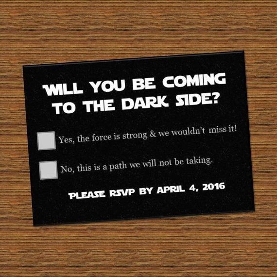 Ideas para una boda de star wars que la fuerza los acompañe - 20