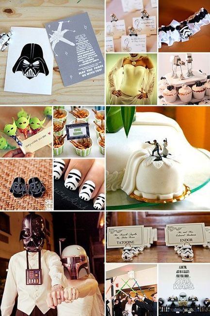 Ideas para una boda de star wars que la fuerza los acompañe - 29