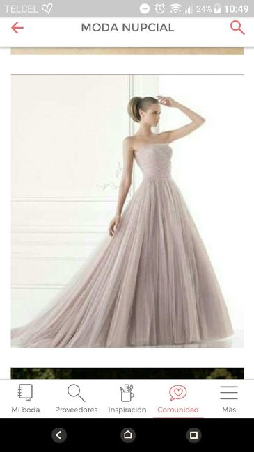  Vestidos de novia en color pastel - 2