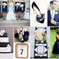 boda con decoración azul