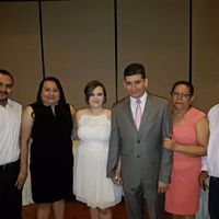Con la familia de mi esposo