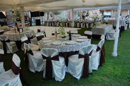decoracion cafe para ceremonia y baile