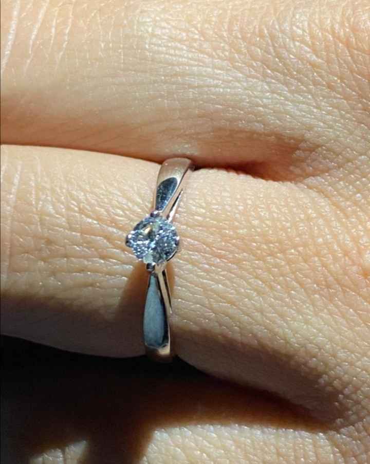 Mi anillo de compromiso, Adriana 🥰💍 - 1