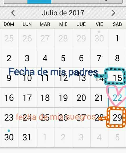 Como decidieron el día para su boda y porque? - 1