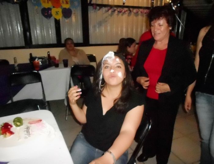 la mordida llego hasta el pelo