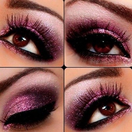 maquillaje smokey piink