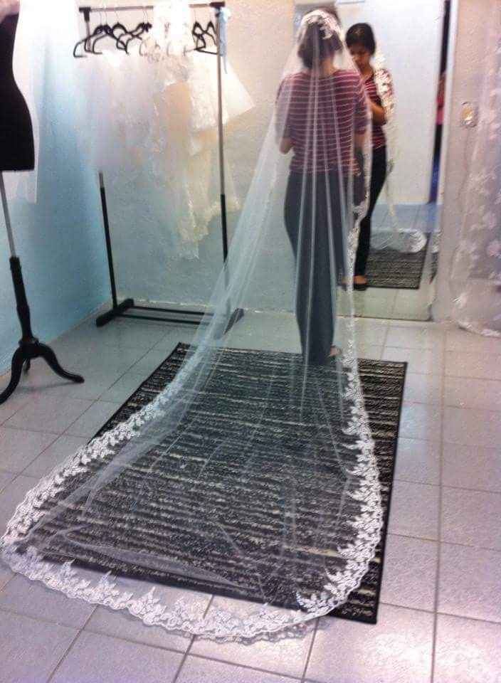 Feliz!! mi mantilla ya llego!! - 1