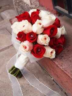 El ramo en rosas blancas y rojas!!! - 1