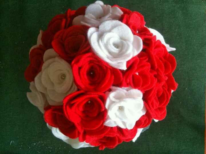 El ramo en rosas blancas y rojas!!! - 2