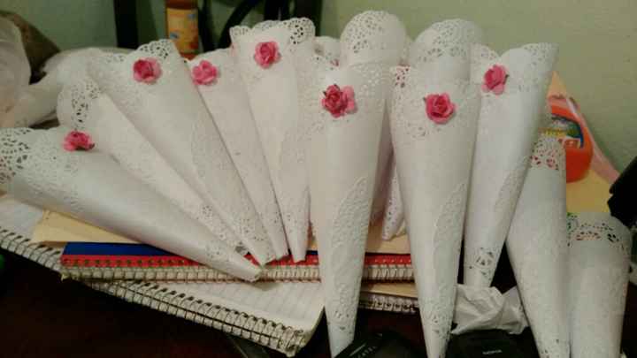 Diy conos con blondas!! - 1