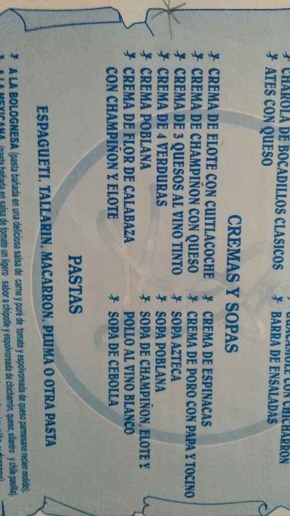 Que menú elegirían? - 1