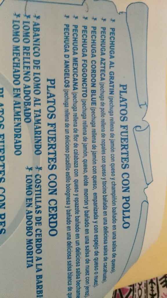 Que menú elegirían? - 3