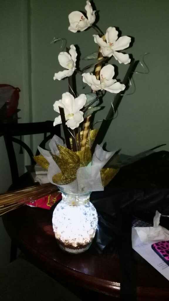 Centros de mesa y recuerdos ya en casa!! - 1