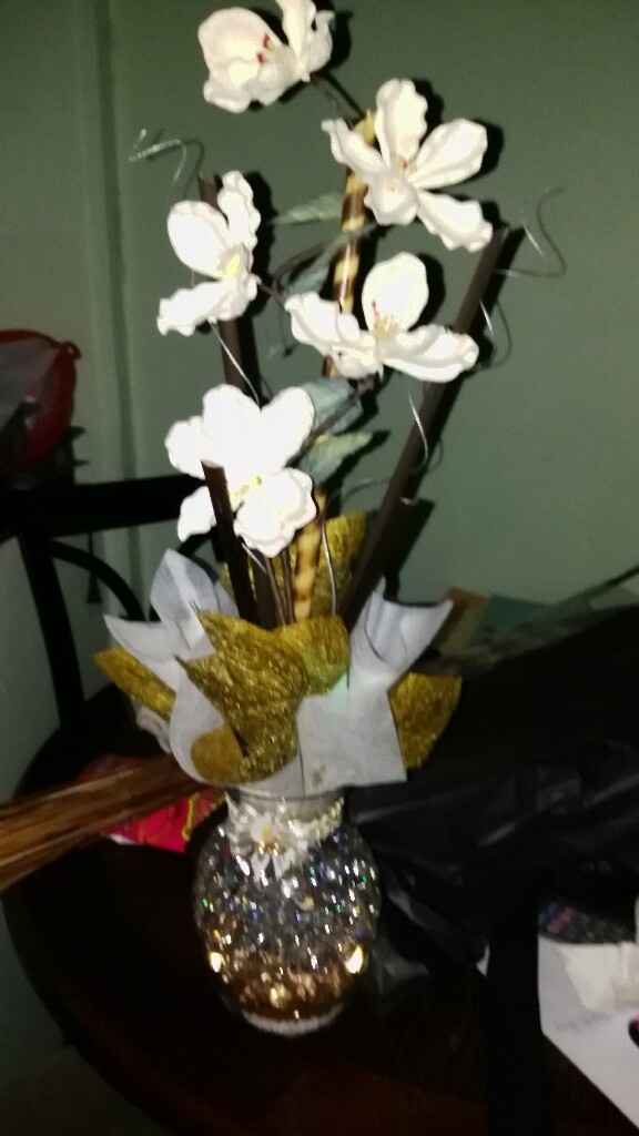 Centros de mesa y recuerdos ya en casa!! - 2