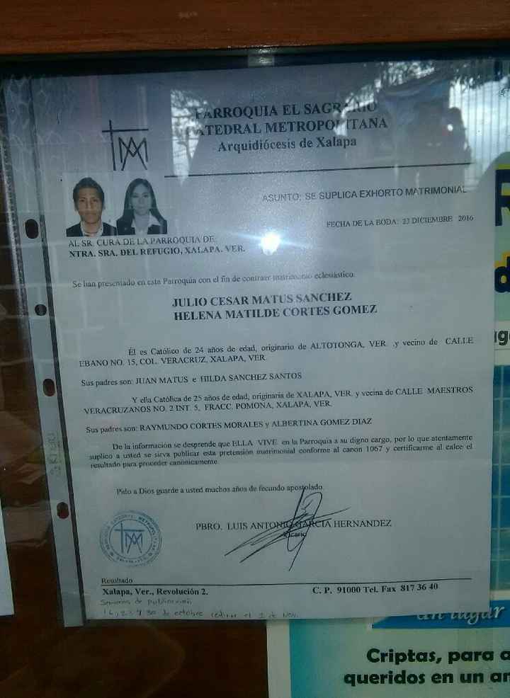 Avances a 53 días: amonestaciones, cojines y degustación de banquete!!!!! - 1