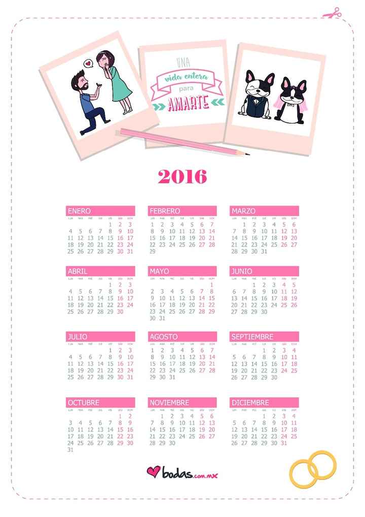 Calendario 2016
