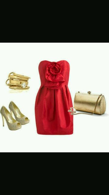 Damas en rojo con dorado!! - 2