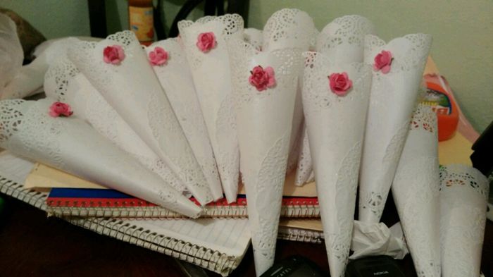 Diy conos con blondas!! - 1