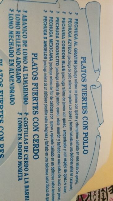 Que menú elegirían? - 3