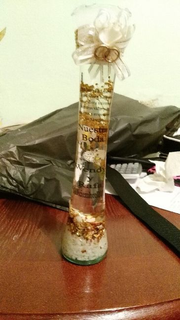 Centros de mesa y recuerdos ya en casa!! - 3