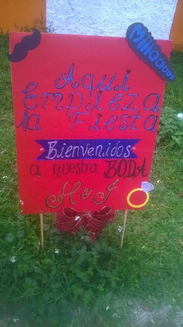 Mi letrero de boda civil - 1