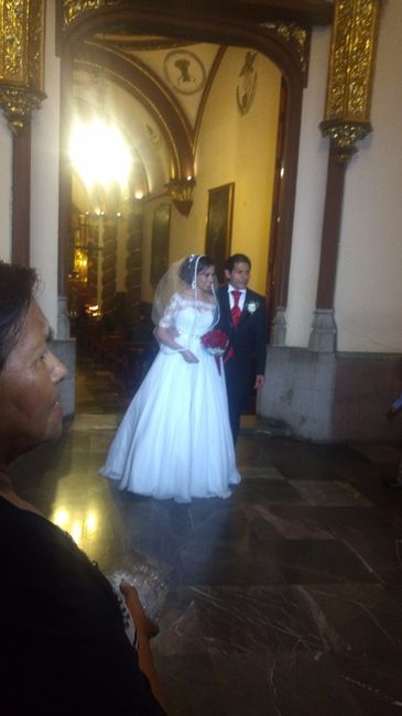 salida de la iglesia